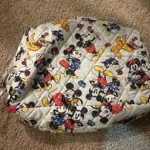 Disney Mickey and Minnie Character Print Quilted Bag